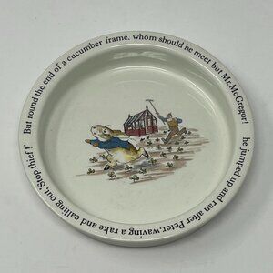 Vintage Wedgwood Peter Rabbit child porridge bowl